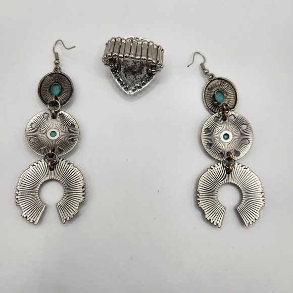 2pc Turquoise Jewelry Bundle - Picture 4 of 4